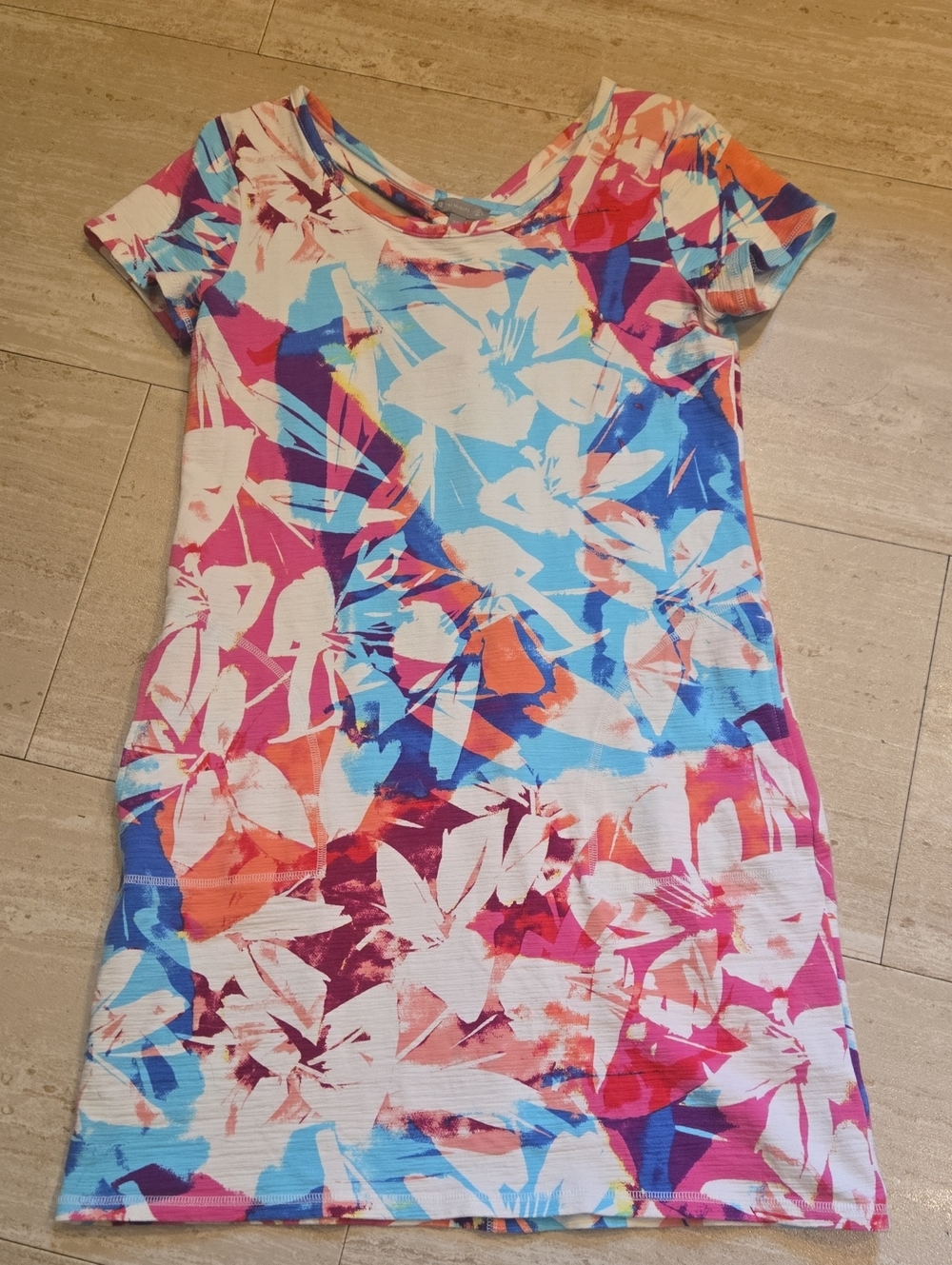 T by Talbots Multi-Color Design Print Versatile Dress - Picture 1 of 9